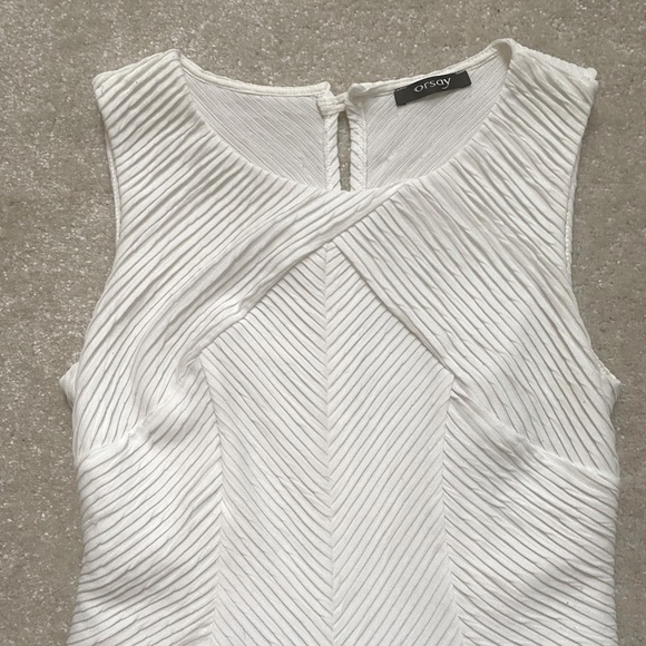 White peplum top - Picture 2 of 2